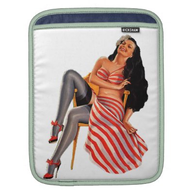 Pin Up Pinup Girl Sleeves For iPads