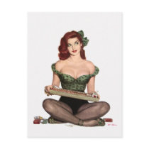 Pin up postcard