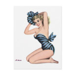 Pin up postcard