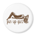 Pin Up Retro Design! Fridge Magnets