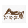 Pin Up Retro Design! Post Card