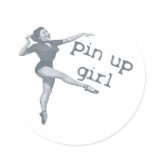 Pin Up Retro Gifts! Stickers