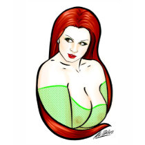 Pin-Up T-Shirt by KarinaDale Pin-Up T-Shirt