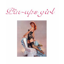 Pin-ups v chica-Tee cuello # 2 camisetas by misacookie Pin-ups v chica-Tee cuello # 2 camisetas