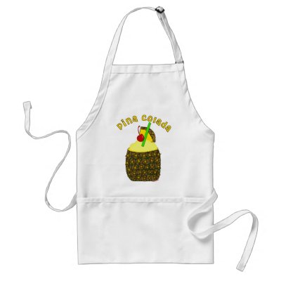 Pina Colada Apron by totallypainted