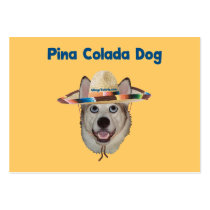 Pina Colada Beach Dog Business Card