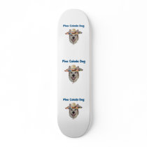 Pina Colada Beach Dog Custom Skate Board