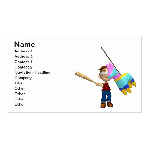 Pinata Business Card Templates (front side)