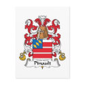 Pinault Family Crest postcards