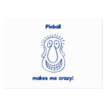 Pinball Drives Me Crazy Business Card Templates