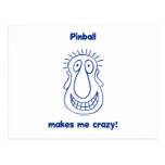 Pinball Drives Me Crazy Postcards