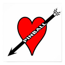 Pinball Heart Poster