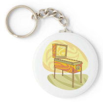 Pinball machine key chains