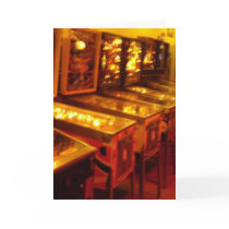 Pinball Machines Greeting Card