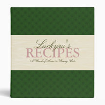 Pinch of Love Recipe Binder