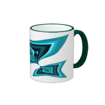 Pinched Teal ~ mug