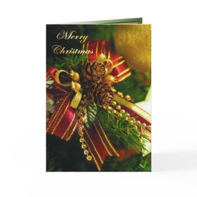 Pine and Bows Christmas - Customize Card by Spice