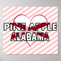 Pine Apple, Alabama Posters