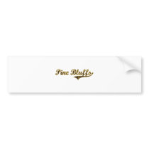 Pine Bluffs Wyoming Classic Design Bumper Sticker