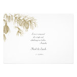 Pine Boughs Invitation 2 invitations