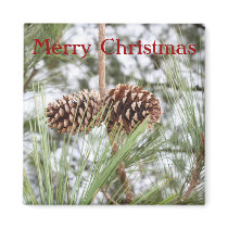 Pine Christmas Magnet by gbmize Pine Christmas Magnet