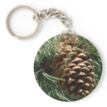 PIne Cone Art Keychains