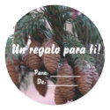 pine cone christmas gift tag stickers by camerabag pine cone christmas gift tag stickers