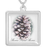 Pine Cone Personalized Necklace