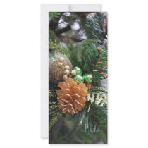 pine cone custom rack card