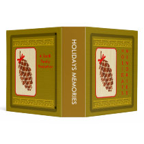 Pine cone with bow and elegant swirl binders by JellyRollDesigns Pine cone with bow and elegant swirl binders