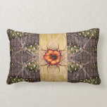 Pine Cones and a flower by Alexandra Cook Throw Pillow