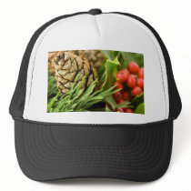Pine cones and berries hats