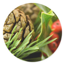 Pine cones and berries stickers