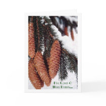 Pine Cones & Holly Berries cards