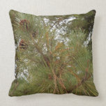 Pine Cones on Tree Between Redwood Trees pillows