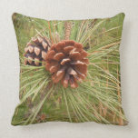 Pine Cones on Tree Design pillows