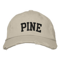 Pine Embroidered Hat embroidered hats