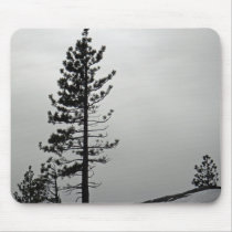 Pine in snow mouse pad