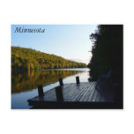 Pine Lake Minnesota Dockside Postcard