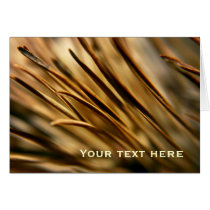 Pine Needles Custom card cards