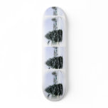 Pine Tree In Snow Skateboard