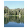 pine tree mirror on lake personalized letterhead