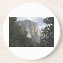 Pine Tree Mountain Top View Drink Coaster