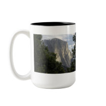 Pine Tree Mountain Top View Coffee Mug