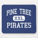 Pine Tree - Pirates - High School - Longview Texas Mouse Mats