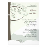 Pine Tree Winter 5x7 Bridal Shower Invitation invitations