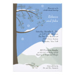 Pine Tree Winter 5x7 Bridal Shower Invitation invitations
