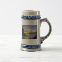 Pine Trees And Mountains Morning Coffee Mug