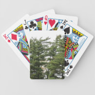 Pine Trees Bicycle Playing Cards