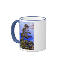 Pine with Pixelated Sky mug
